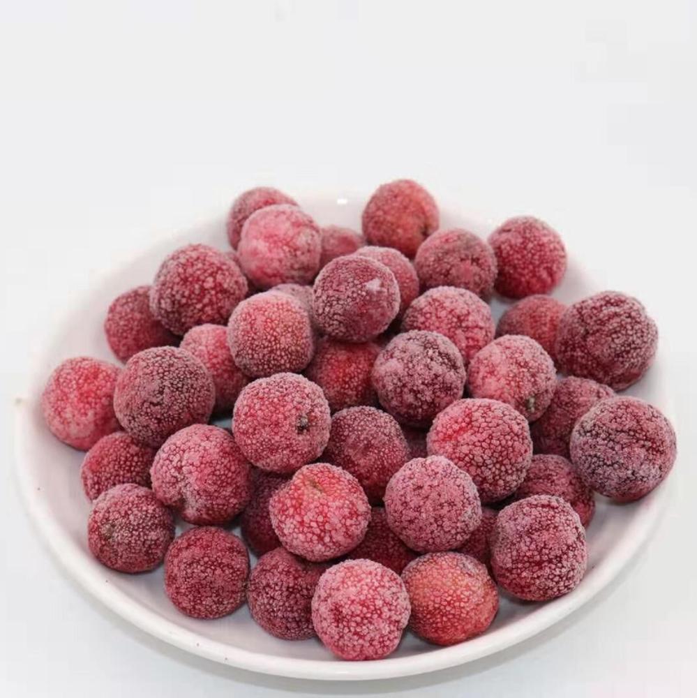 2020 урожай IQF красный круглый Yangmei Bayberry замороженный Waxberry