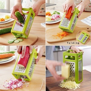 Dụng Cụ Thái Lát 4 Trong 1 Nhà Bếp Dụng Cụ Bào Phẳng Gấp Gọn Cho Rau Củ Dụng Cụ Nấu Ăn - Product Image 6