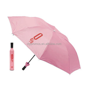 Top Quality 3 Fold Umbrella/förderung Wine Bottle Umbrella/Mini Decorative Umbrella - Product Image 4