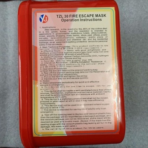 Masker Pelindung Asap Darurat untuk Melarikan Diri dari Kebakaran, Masker Keamanan untuk Rumah, Hotel, Kantor - Product Image 3