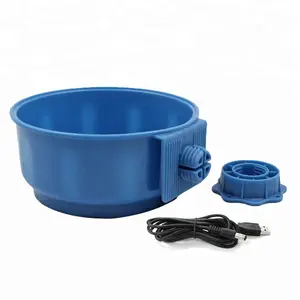 Safe Pet Feed Cage Hanging Bowls Electric Heated Drinking Bowl for Dog Cat Bird Chicken