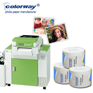 Colorway Brand Glans Inkjet Minilab Fotopapier Voor Fuji Dx100 Printers