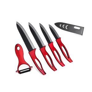 زركونيا سيراميك مطبخ أداة سكين مجموعة 3 4 5 6 بوصة + مقشرة - Product Image 1