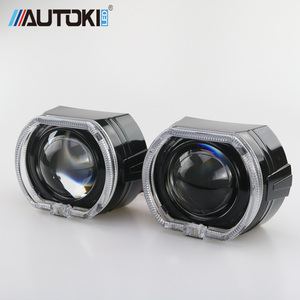 Lente <span class=keywords><strong>de</strong></span> Proyector Bi Xenon HID Más Vendida, 12V 35W, 12 Meses <span class=keywords><strong>de</strong></span> Garantía, Luz <span class=keywords><strong>LED</strong></span> Guía, Ojos <span class=keywords><strong>de</strong></span> Ángel, Faro <span class=keywords><strong>de</strong></span> Proyector HID - Product Image 1