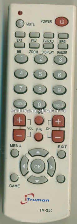 Truman 250 satellite receiver remote control Alibaba com 