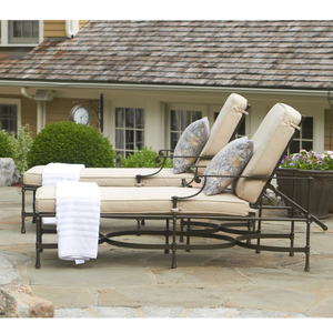 Chaise longue réglable <span class=keywords><strong>en</strong></span> aluminium moulé élégante pour <span class=keywords><strong>jardin</strong></span>, terrasse, terrasse - Product Image 2