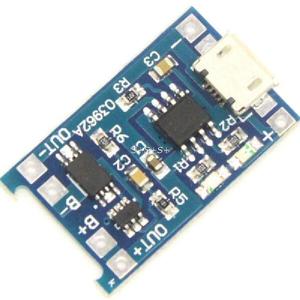 Smart Electronics <strong>5V</strong> Micro <strong>USB</strong> <strong>1A</strong> 18650 Lithium Battery Charger Module - Product Image 1