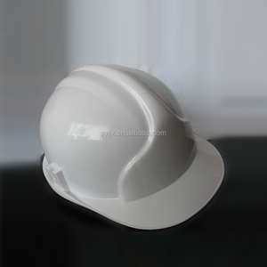 خوذة سلامة للبناء من البولي إيثيلين عالي الكثافة بالجملة، قبعة صلبة سوداء بحافة كاملة مع نظام تعليق بـ 6 نقاط - Product Image 2