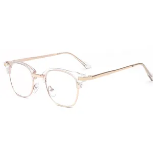 Promotion Women Half Frame Big Frame Mens Alloy Wholesale Latest Optical Glasses