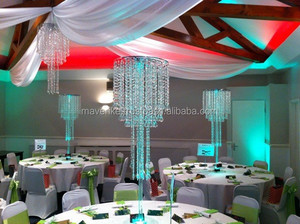 Candelabro de plata colgante de cristal de Metal hecho a mano, candelabro de mesa decorativo para boda, candelabro hecho a mano - Product Image 4