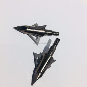 100gr ו 125gr חץ וקשת ציד ראשי חץ גדול חיתוך קוטר גבוהה דיוק בעבודת יד Broadheads עם שלושה להבים קבועים - Product Image 4
