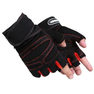 Mitaines de cyclisme antidérapantes à enfilement de la moitié des doigts, protection en Gel, pour cyclisme, moto et vélo de <span class=keywords><strong>route</strong></span>, vtt, hommes - Product Image 1