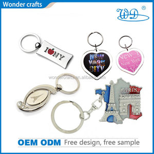 Rico experimentado conmemorativa de aleación de aluminio morir corte etiqueta engomada de papel de epoxi de pantalla de seda bandera americana dólar clave de la cadena de diseño - Product Image 3