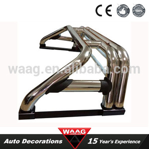 Design in acciaio inossidabile <span class=keywords><strong>Pick</strong></span> <span class=keywords><strong>Up</strong></span> <span class=keywords><strong>accessori</strong></span> Roll Bar per Toyota Hilux 2005 On - Product Image 3