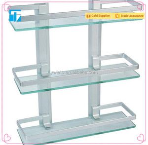 Estante <span class=keywords><strong>de</strong></span> esquina <span class=keywords><strong>de</strong></span> <span class=keywords><strong>cristal</strong></span> <span class=keywords><strong>de</strong></span> <span class=keywords><strong>baño</strong></span> montado en la pared <span class=keywords><strong>de</strong></span> aluminio <span class=keywords><strong>de</strong></span> alta calidad <span class=keywords><strong>de</strong></span> estilo Popular - Product Image 3