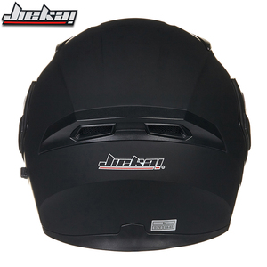 JiekaiECE承認高品質ホット販売マットブラックダブルバイザーモジュラーフリップアップオートバイヘルメット - Product Image 5