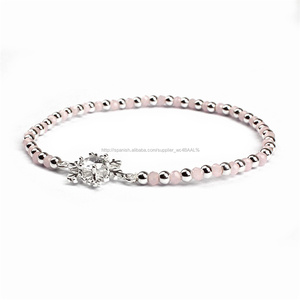 festival Artículos Promocionales Pulsera Plateado <span class=keywords><strong>Cadena</strong></span> de Copo de nieve de Navidad de <span class=keywords><strong>La</strong></span> Joyería de <span class=keywords><strong>La</strong></span> Manera Del Grano - Product Image 2