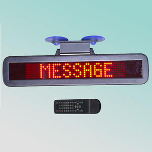 Ce RoHS Tiếng Anh điều khiển từ xa 7x48pixel p4.75mm màu đỏ trong nhà Dot Matrix <span class=keywords><strong>12Volt</strong></span> <span class=keywords><strong>Led</strong></span> Xe dấu hiệu <span class=keywords><strong>LED</strong></span> hiển thị cho xe - Product Image 1