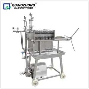 Stainless Steel Sanitary Minyak Sayur Filter Press, Plat Press Filter Separator, Presisi Memasak Minyak Filter