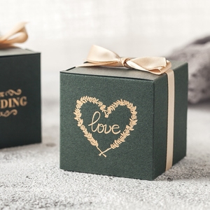 Wholesale Custom Luxury <strong>Sweet</strong> Wedding Favour <strong>Gift</strong> Candy Packaging <strong>Gift</strong> <strong>Box</strong> with Ribbon - Product Image 2