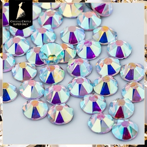 Hàng Mới Về Nhà Máy Bán 6A Siêu Sáng Bóng 8 Lớn 8 Mặt Nhỏ Cắt HF 2078 Pha Lê AB Pha Lê Hotfix Rhinestone Cho Đảng Dress - Product Image 2