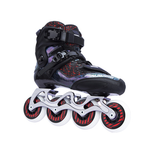 PAPAISON Professional <strong>Carbon</strong> Fiber Shell Outdoor Speed Skates Freestyle Inline Skates with ABEC-9 <strong>Bearings</strong> - Product Image 3