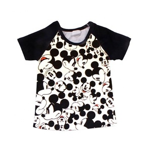 Design de mode européenne garçon Halloween cartoon motif <span class=keywords><strong>mickey</strong></span> 3/4 manches t-shirts en gros bébé garçon vêtements - Product Image 4