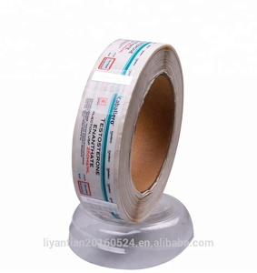 De vinilo impreso anti holograma Falso 10 ml KX-9 300 MG/ML de testosterona 25 mg inyección USP vial privado etiqueta rollos - Product Image 4