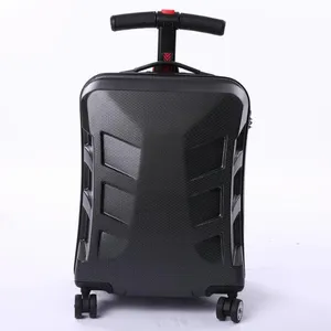 Hot sale scooter trolley case new design luggage 21 inch suitcase