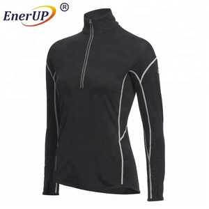 Winter Baselayer Merino Wool <strong>Heated</strong> Thermal Long Underwear <strong>Tops</strong> Johns for Outdoor Sport - Product Image 4