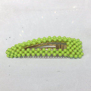 Fermaglio per capelli fatto a mano stile coreano alla moda per PC per ragazze oro argento e colorato perla al <span class=keywords><strong>Neon</strong></span> in stile dolce - Product Image 5