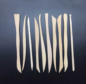 Xinbowen pâte à bois 10 pièces de haute qualité, outils en argile polymère douce, poterie, ensemble d'outils de modelage pour les enfants - Product Image 3