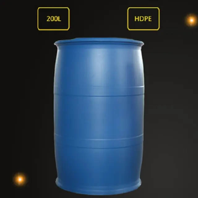 Specialized Factory Cheap Empty Blue Plastic Drum Barrel 200 Liters Plastic Water Barrel 100l 200L Plastic Barrel