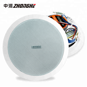 Nhà máy trực tiếp PA hệ thống địa chỉ công cộng 100V 3W đến 6W loa gắn trên loa phát sóng Trần - Product Image 1