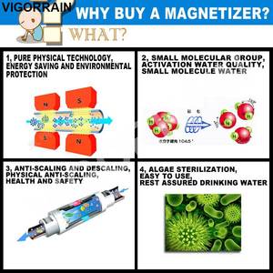 Sử dụng thương mại làm mềm chất lỏng khử cặn cá neodymium nam châm thiết bị từ xử lý nước thiết bị - Product Image 2