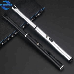 Nouveau FR-890 USB Rechargeable classique coupe-vent Camping BBQ briquet métal feu Plasma <span class=keywords><strong>Arc</strong></span> outil ménager - Product Image 2