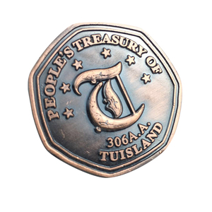 Wholesale Custom Cheap Professional High Quality Metal Game Blank Token <strong>Trolley</strong> <strong>Coin</strong> for Board Game - Product Image 3