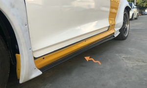 Volkswagen Scirocco Karzte Style Extension de jupe latérale en fibre de carbone - Product Image 2