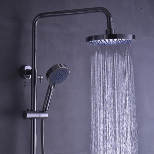 Europeo Termostatico Tubo Cromato Fissato Al Muro Bagno Vasca Da Bagno <span class=keywords><strong>Doccia</strong></span> Miscelatore Rubinetto - Product Image 2