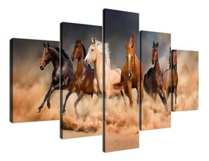 Tranh Sơn Dầu Động Vật In Hình Ngựa Chạy HD Vẽ Tranh Trên Tường Vải Bố Nghệ Thuật Lớn 5 Cái Nhà Máy Tốt Giá Bán Buôn - Product Image 4