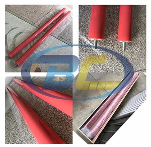 <strong></strong> rubberized drum <strong>motor</strong> rubber <strong>coated</strong> roller for belt conveyor <strong>and</strong> roller conveyor pu coated steel galvanized support oem