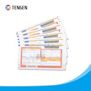 Profesional de auto-adhesivo de las vías respiratorias mensajería factura con código de barras - Product Image 4