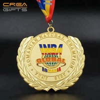 Médaille d'honneur personnalisée Médaille d'or pour la réussite scolaire Jiu Jitsu Médaille de danse Sports personnalisés Médaille de cyclisme