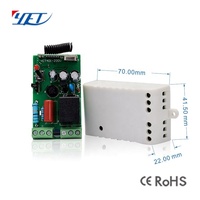 Sans fil 433Mhz Télécommande Kits Un Canal Récepteur HCS301 YET401PC-HCS301