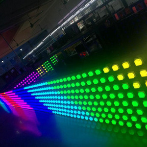 Panneau matriciel LED portable pour piste de danse de mariage, lumières DJ DMX512 IP55 RGB en aluminium et plastique, sol à pixels numériques - Product Image 3