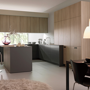 House American Modular Wood Modern Shaker <strong>Small</strong> <strong>Kitchen</strong> <strong>Cabinet</strong> with Artificial Marble Countertop Drawer Basket Faucet &amp; Hinge - Product Image 4