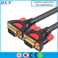1080p 4 couches écran vga mâle à mâle câble vga pour PC HDTV ordinateur projecteur hdp 15pin