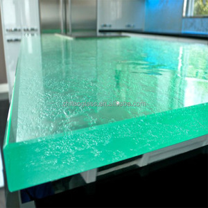 Piano di Lavoro in Vetro Temperato di Lusso Contemporaneo per Sala da Pranzo - Product Image 3