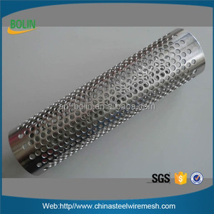 <span class=keywords><strong>Tubo</strong></span> <span class=keywords><strong>perforado</strong></span> de <span class=keywords><strong>acero</strong></span> <span class=keywords><strong>inoxidable</strong></span> personalizado para escape - Product Image 4