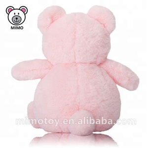 Oso <span class=keywords><strong>de</strong></span> Peluche Gordito y Regordete, Color Rosa, MOQ Bajo, Logotipo Personalizado, Lindo y Suave Juguete <span class=keywords><strong>de</strong></span> Peluche para Niños, Color Rosa - Product Image 2